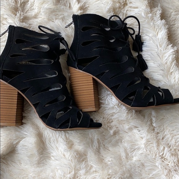 MIA lace up block heels - Picture 3 of 4